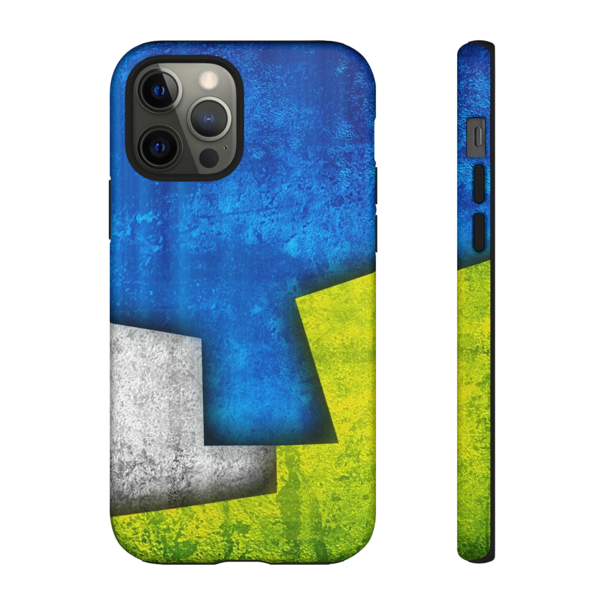 Blue Abstract Art - Protective Phone Case