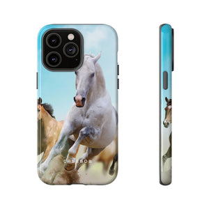 Blue Sky Horses - Protective Phone Case