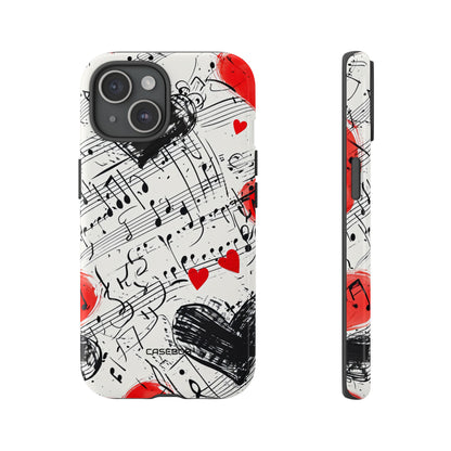 Melodic Love Notes - Protective Pixel Case - Protective Phone Case