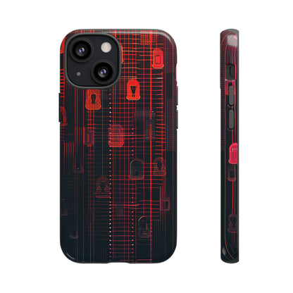 Encryption Aura: Security Gradient - Protective Phone Case