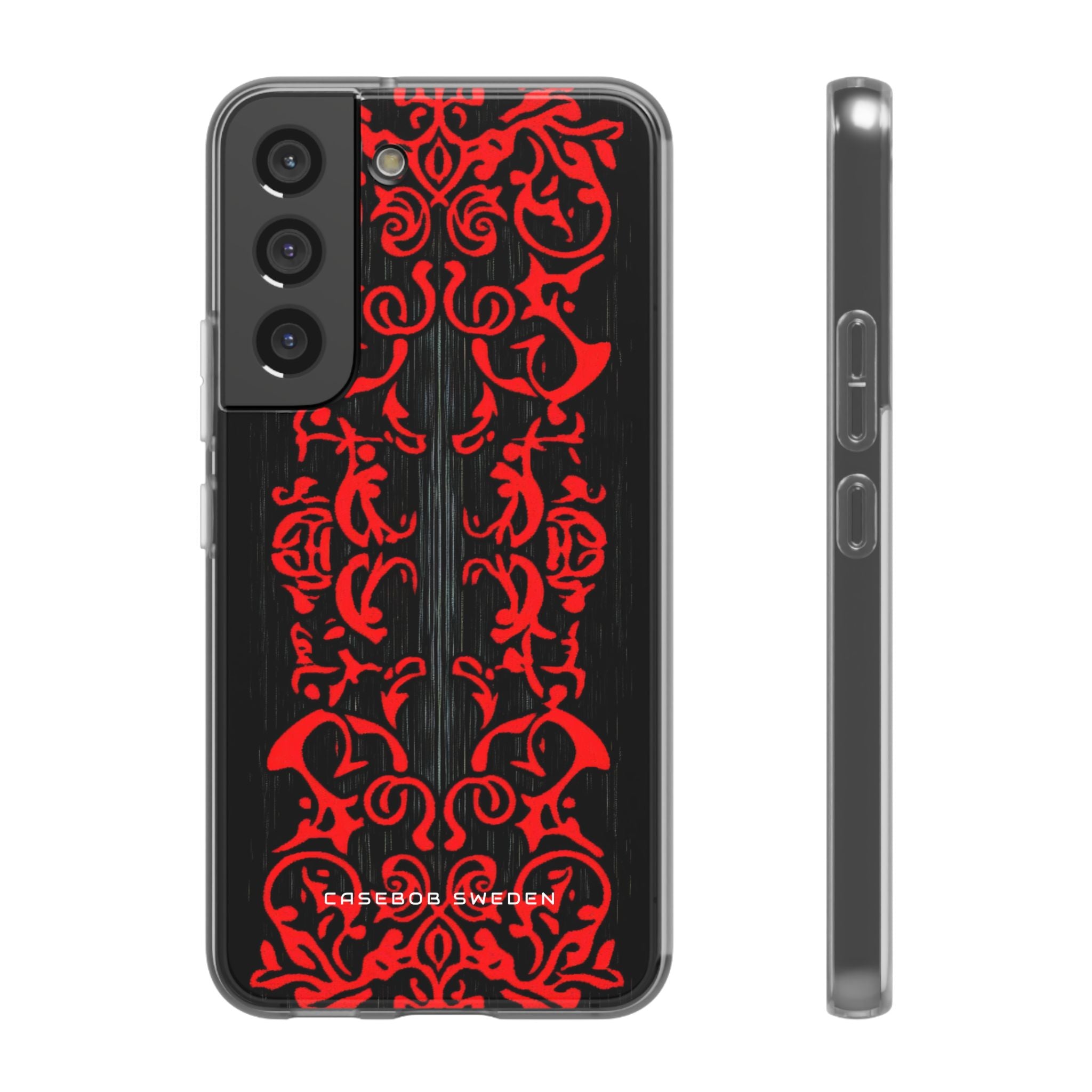 Gothic Crimson Symmetry Samsung S22 - Flexi Phone Case