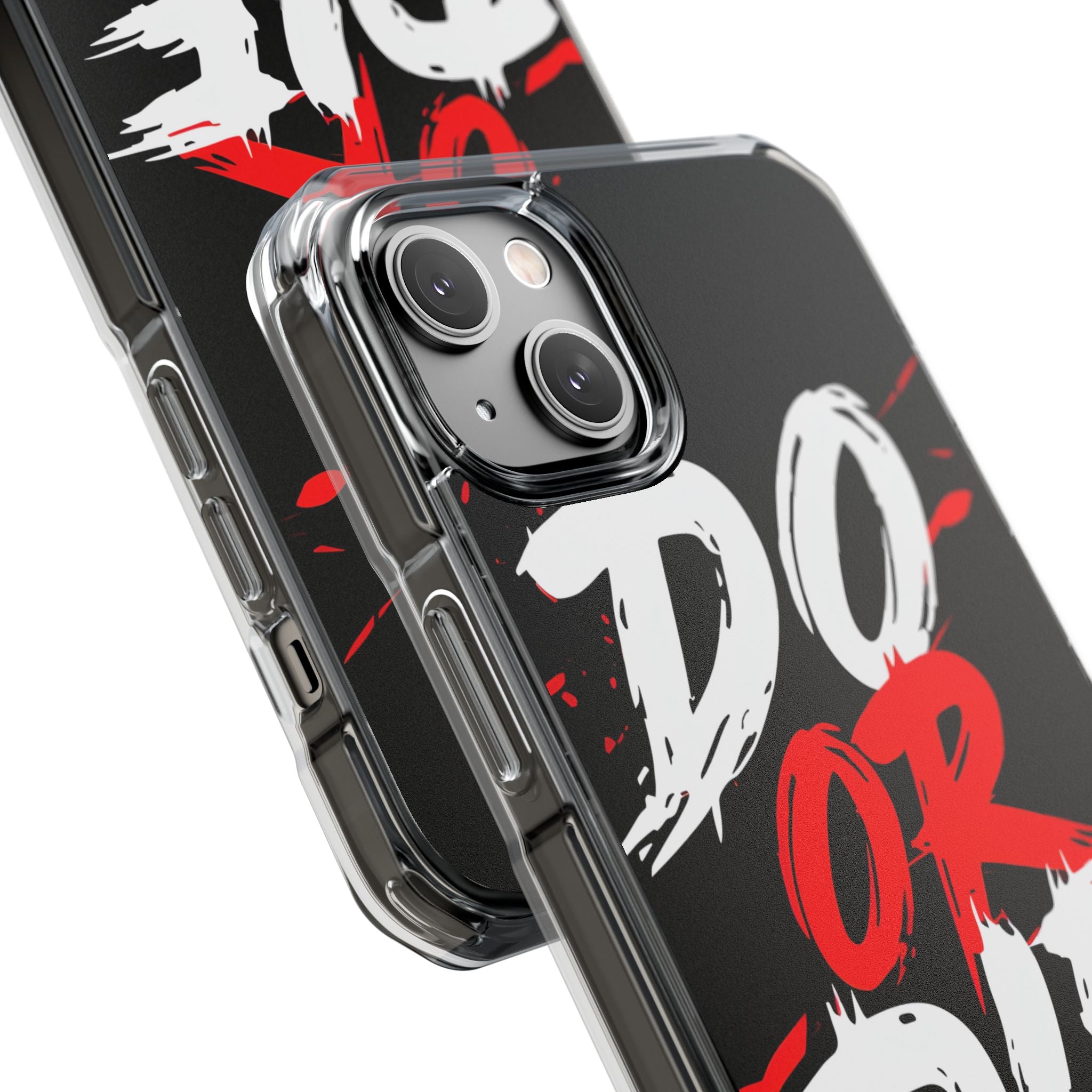 Intense Typography Contrast iPhone Case - Impact