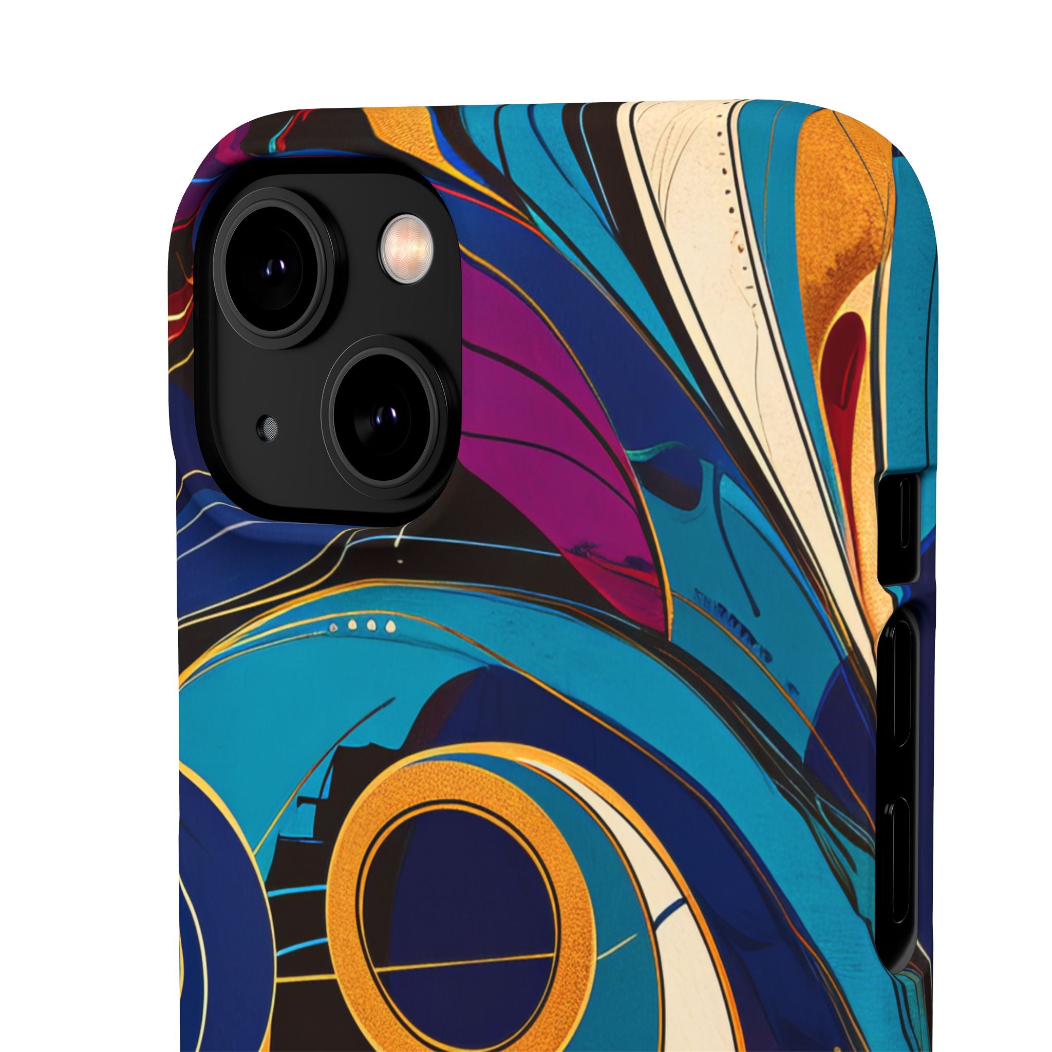 Vintage Vortex Harmony iPhone 14 - Slim Phone Case