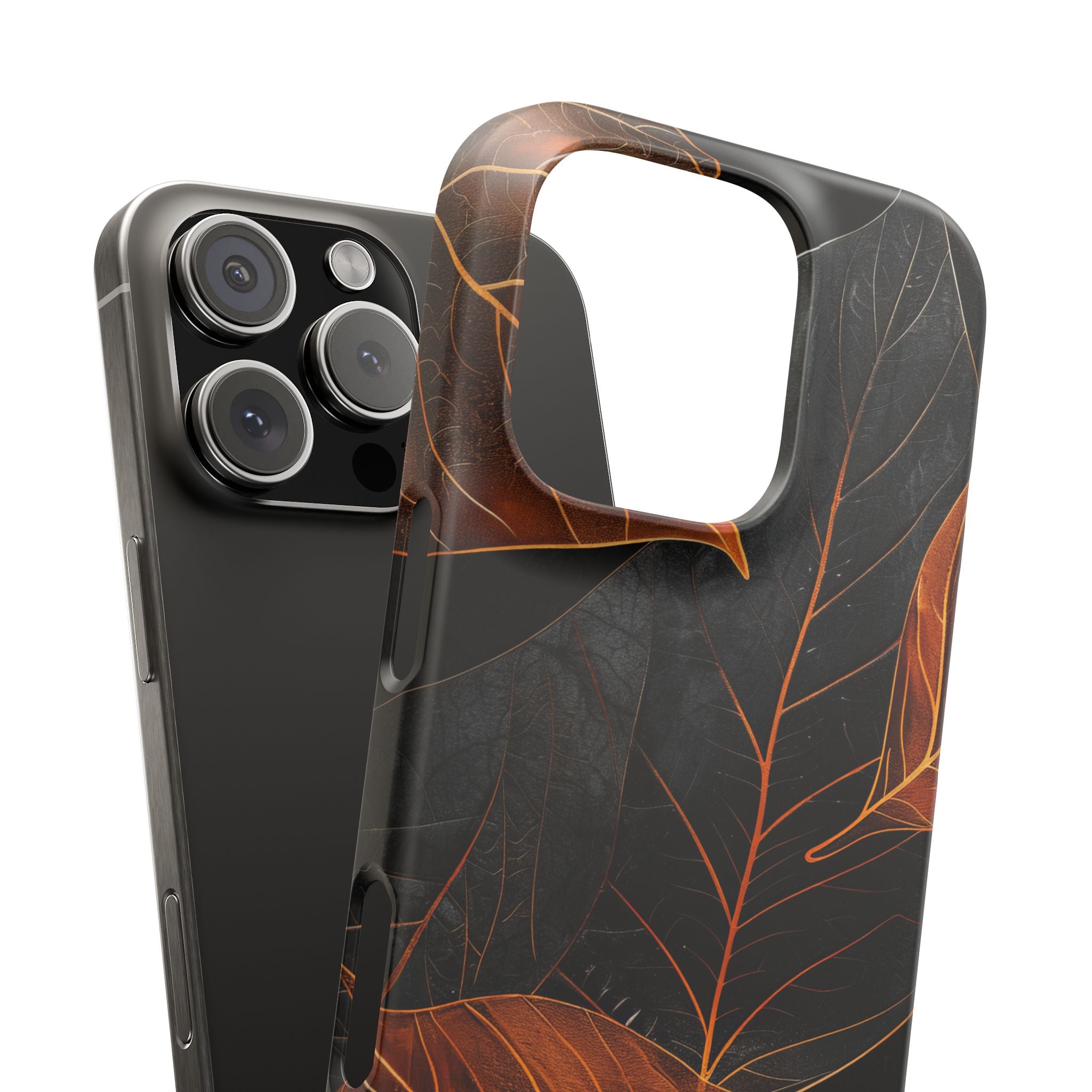 Autumn Leaf Elegance iPhone 16 - Slim Phone Case