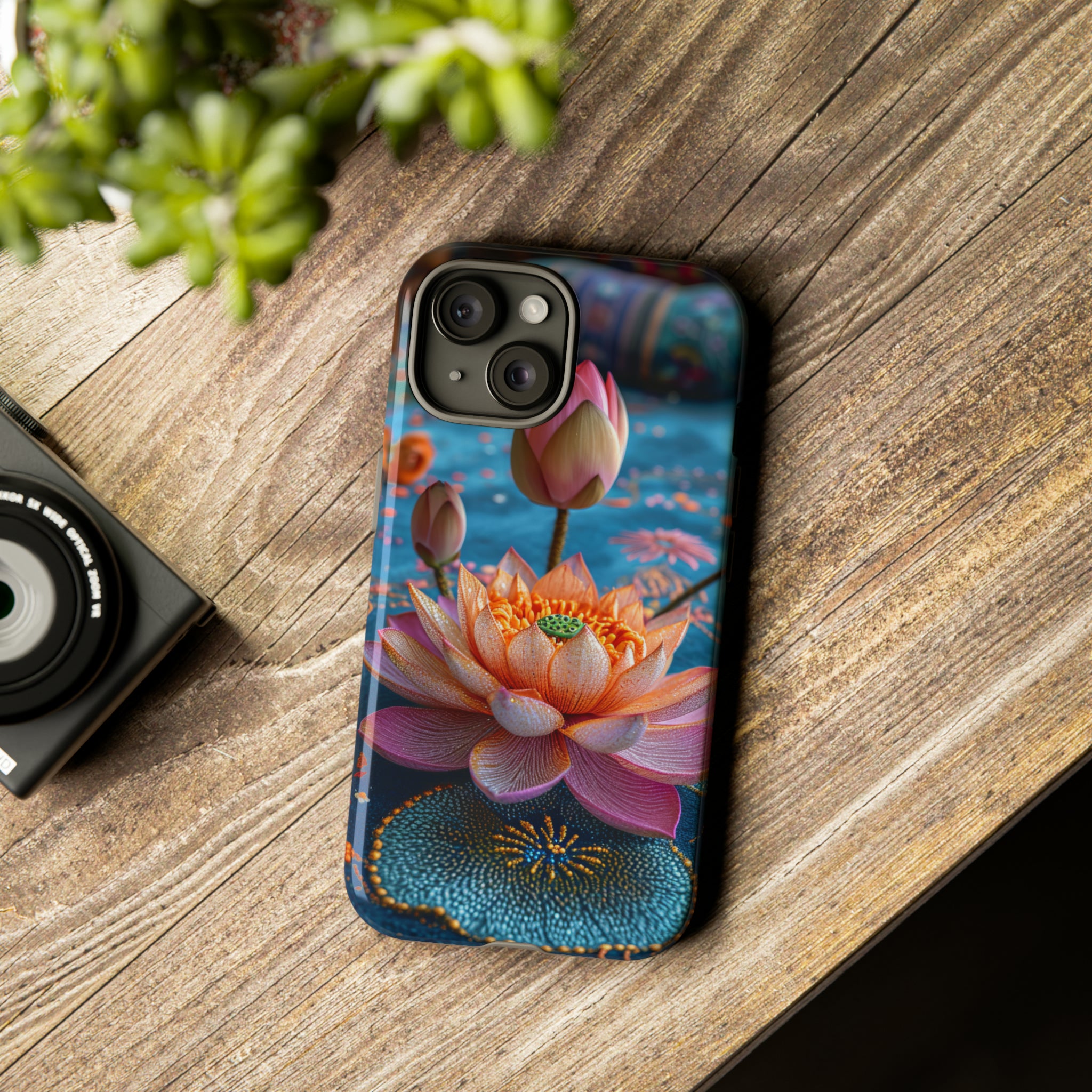 Water Rose Mandala Bliss - Protective Phone Case