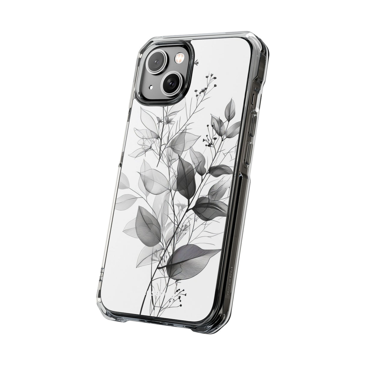 Ethereal Monochrome - Phone Case for iPhone (Clear Impact - Magnetic)