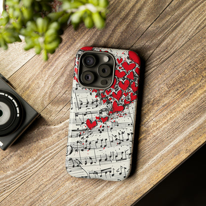 Lyric Harmony Serenade - Protective Phone Case