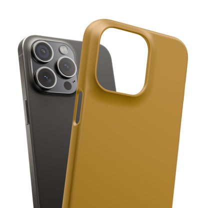 Dark Golden Rod iPhone 15 - Slim Phone Case