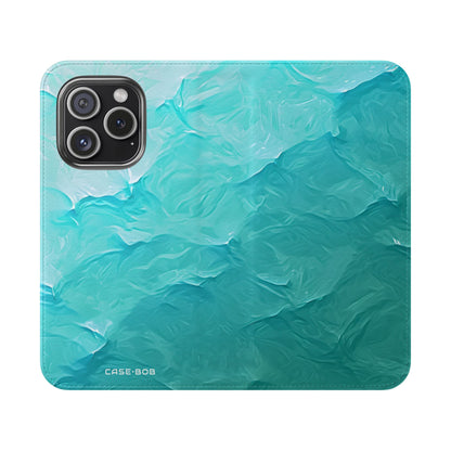 Teal Mists - iPhone 15 Pro Case - Wallet