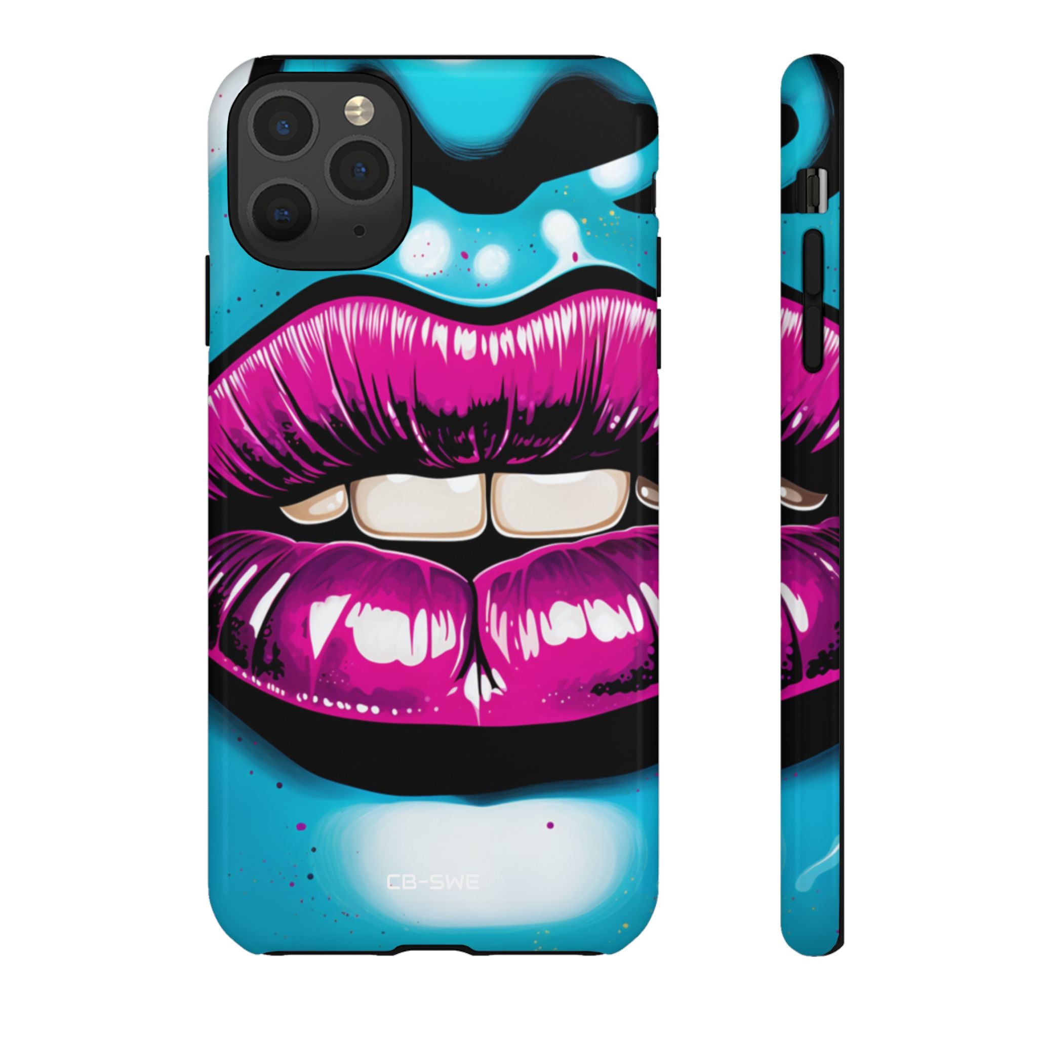 Vivid Lips Contrast - iPhone Case