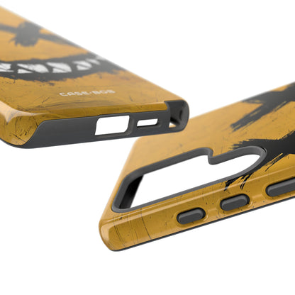Jagged Smile Yellow Samsung S25 Ultra Case - Tough
