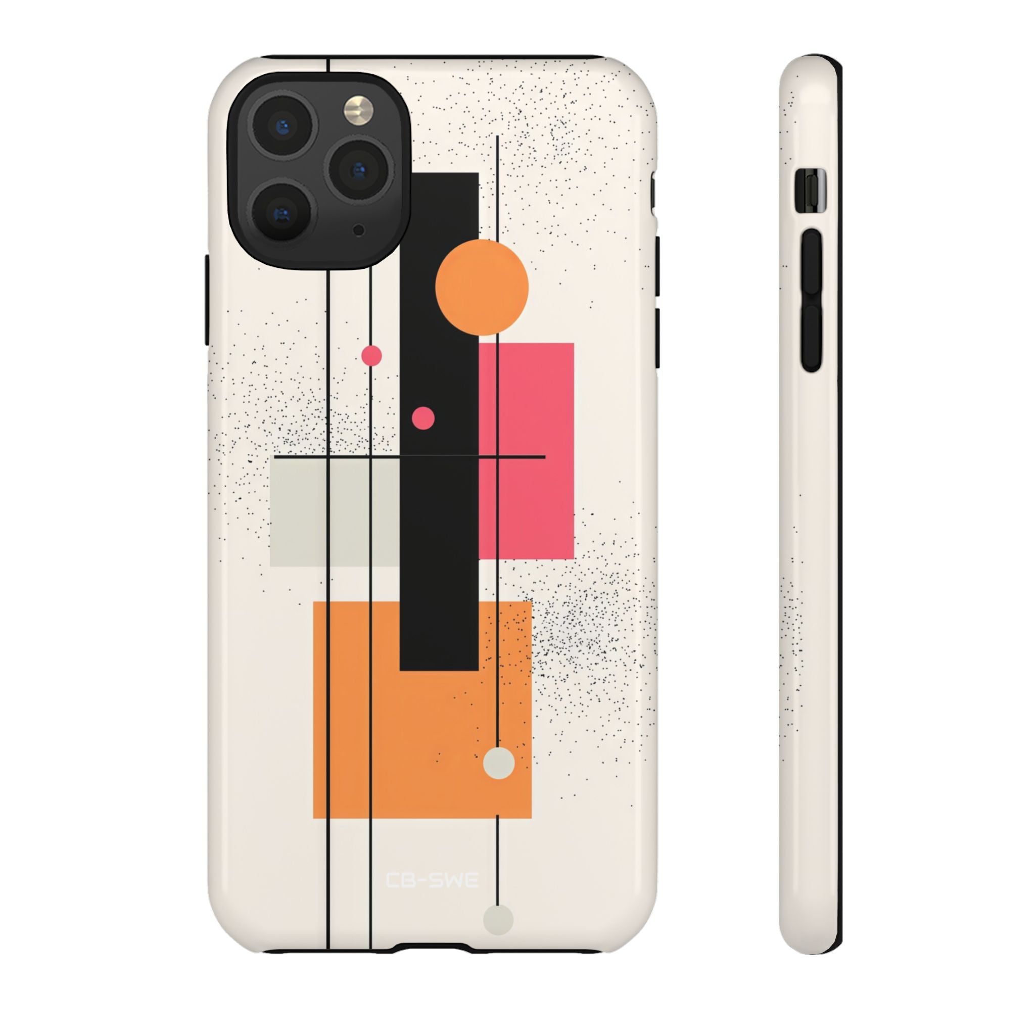 Shapes Dance Playfully - iPhone Case