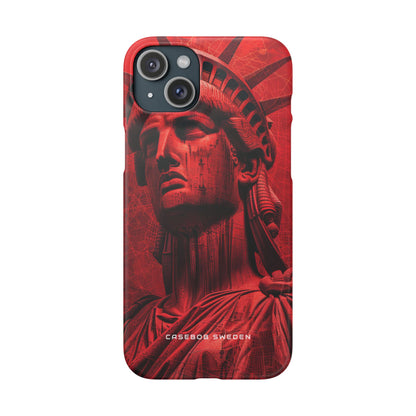 Zen Red Liberty Vision iPhone 15 - Slim Phone Case