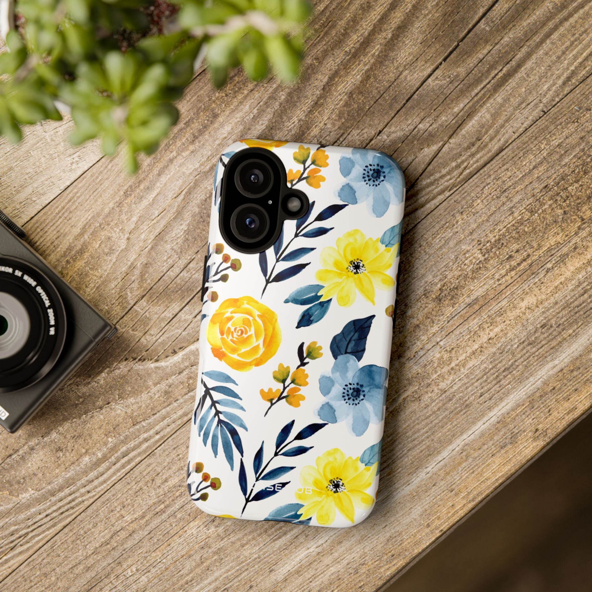 Golden Bloom iPhone 16 Plus Case - Tough