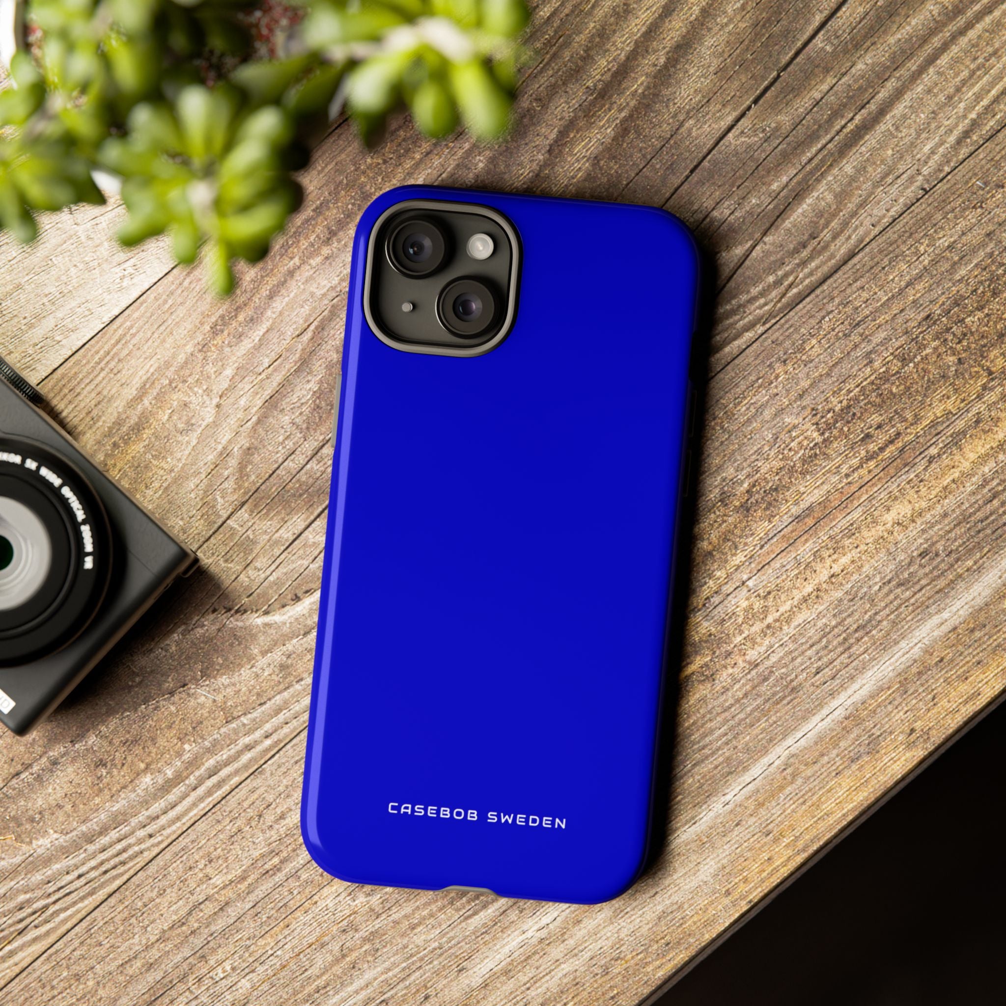 Medium Blue iPhone 15 - Tough Phone Case