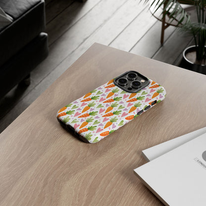 Carrots Embrace Hearts - iPhone Case