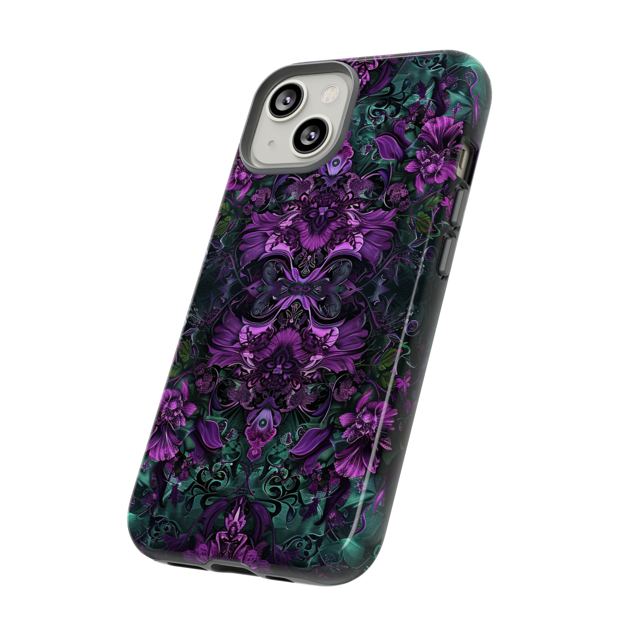 Baroque Floral Gothic - Protective Phone Case