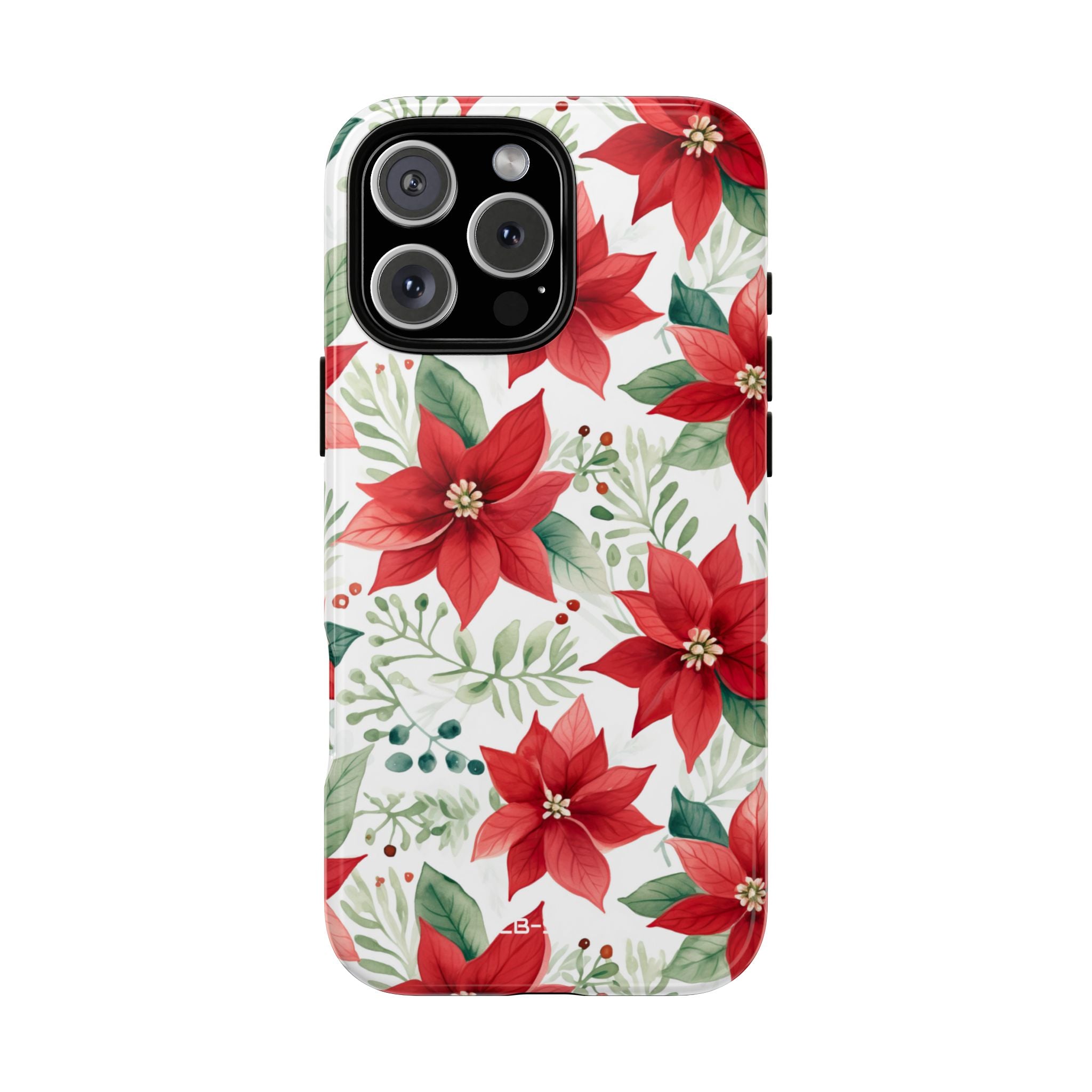 Poinsettias Bloom Bright - iPhone Case