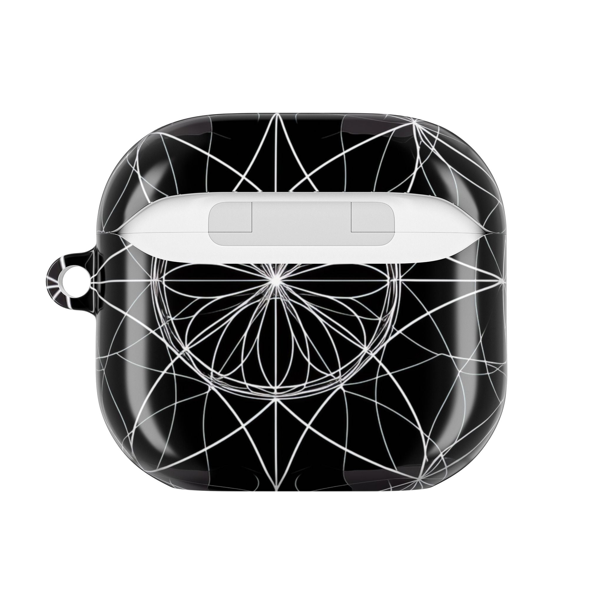 White Mandala Radiance - AirPods Case