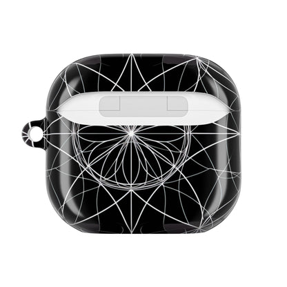 White Mandala Radiance - AirPods Case