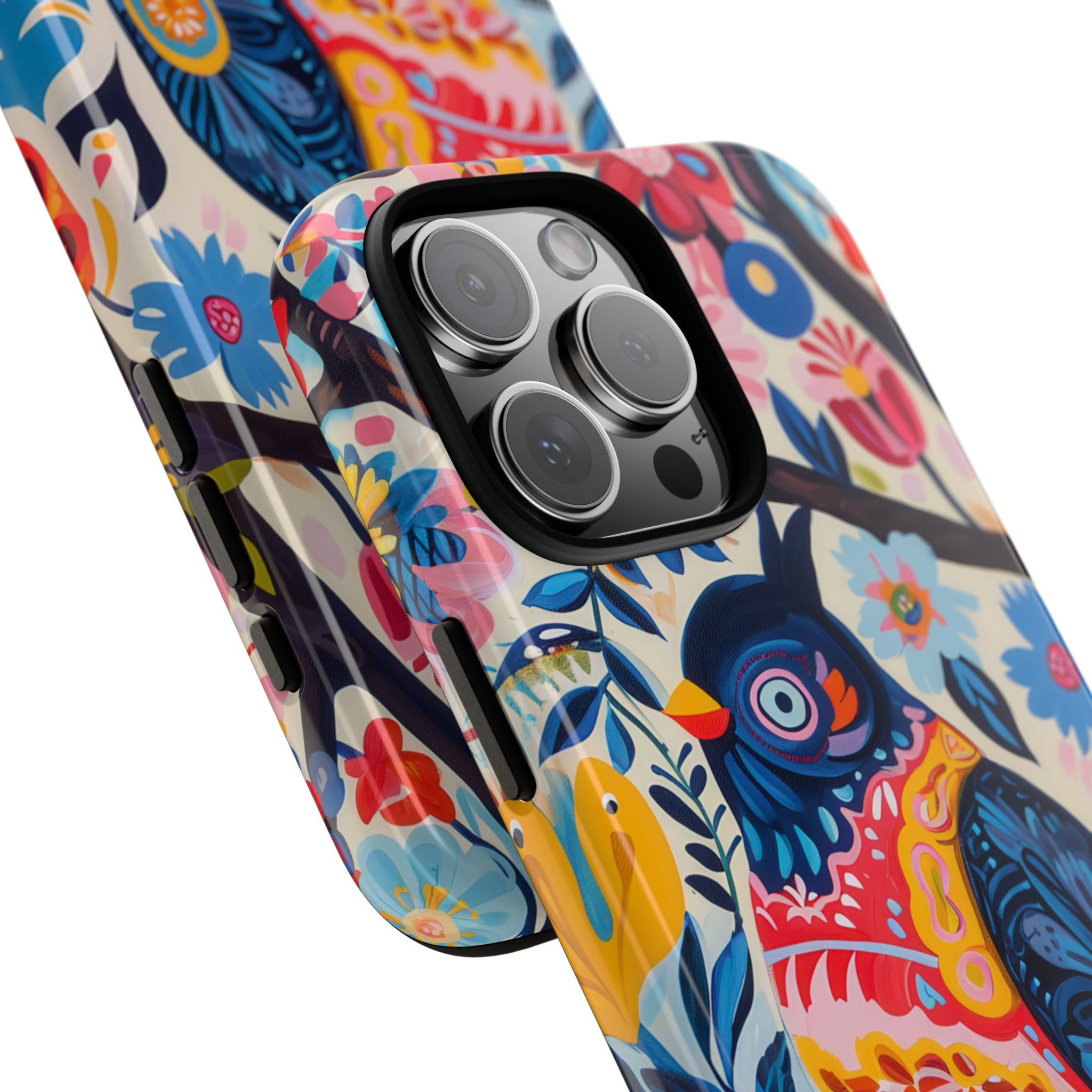 Owl Bloom iPhone 16 Pro Max Case - Tough
