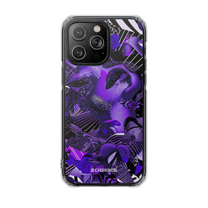 Ultra Violet Design | Handyhülle für iPhone (Clear Impact Case – magnetisch) 