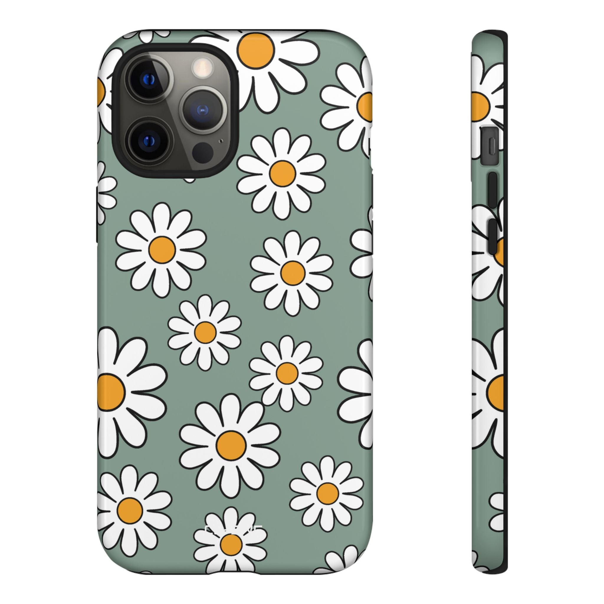 Daisies Dance Playfully - iPhone Case