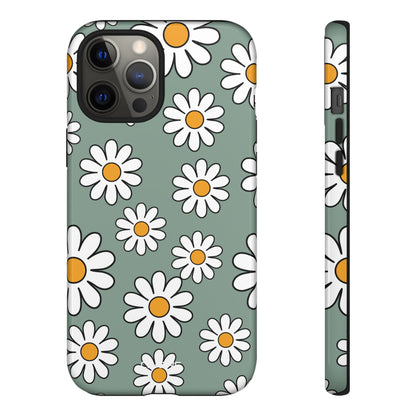 Daisies Dance Playfully - iPhone Case