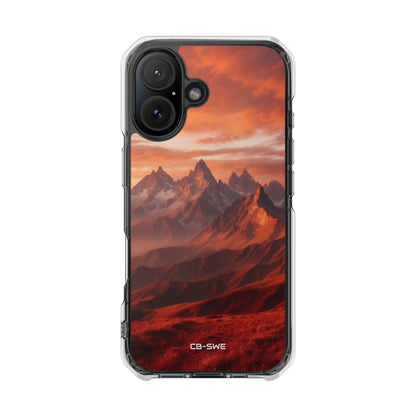 Mountain Peaks Glowing iPhone Case - Impact
