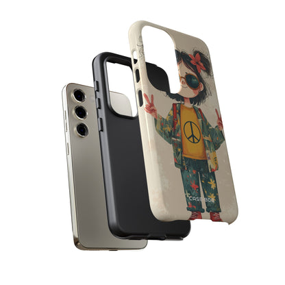 Peace Pigtails Samsung S23 Case - Tough
