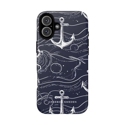 Gradient Anchorflow Waves iPhone 16  Tough+ Phone Case