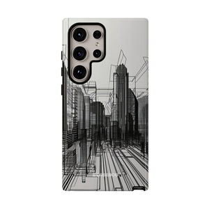 Urban Symphony: Monochromatic Lines - For Samsung S24