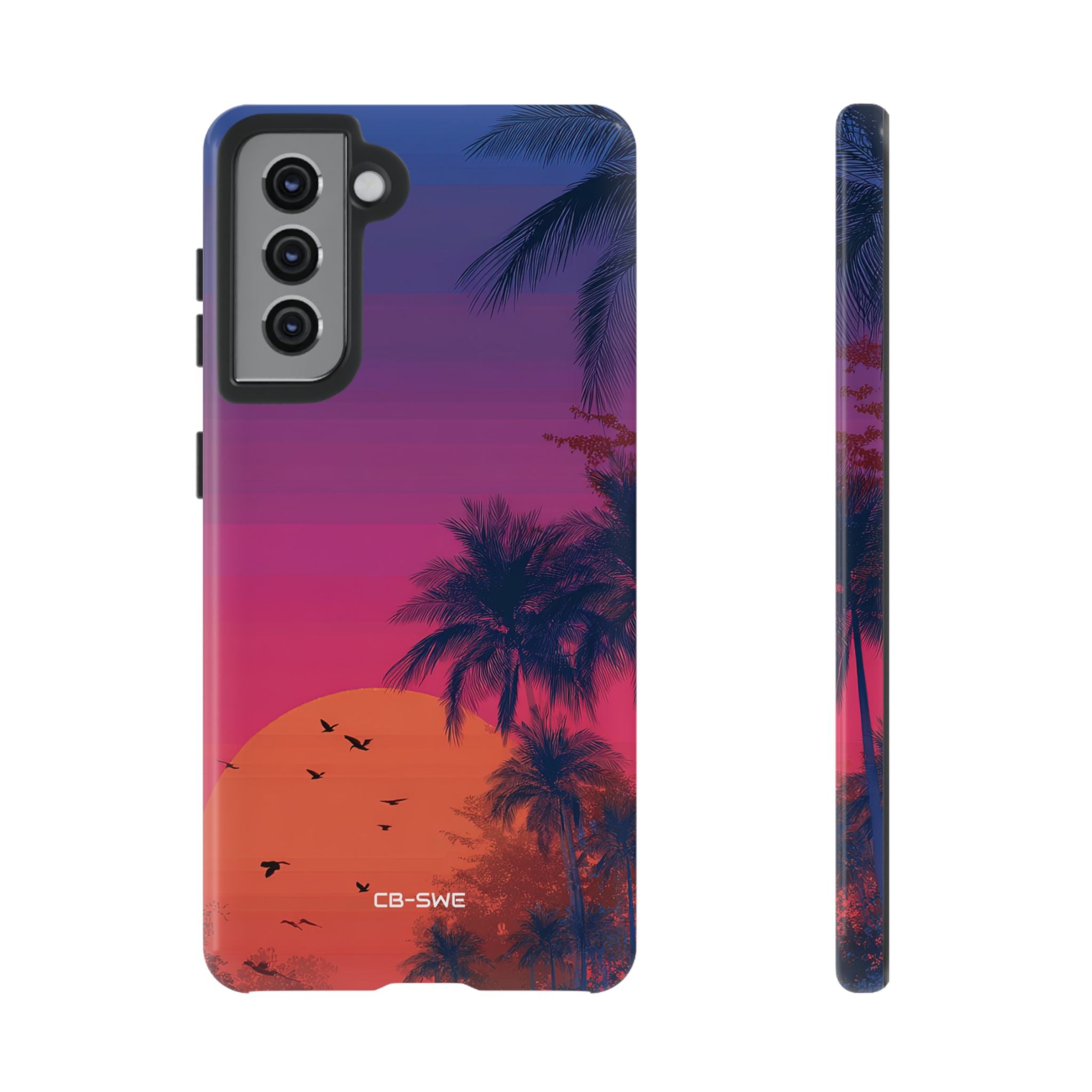 Tropical Sunset Silhouettes - Samsung Case