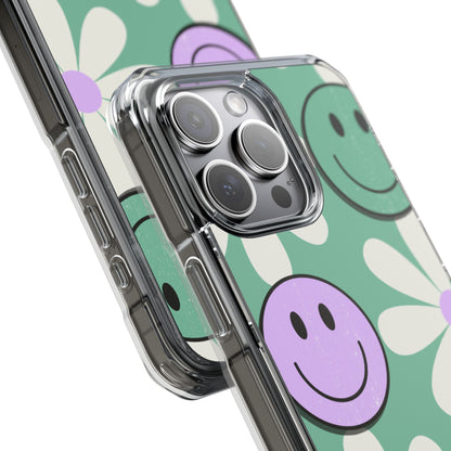Smiley Daisy Glow iPhone 15 Pro Max Case - Impact