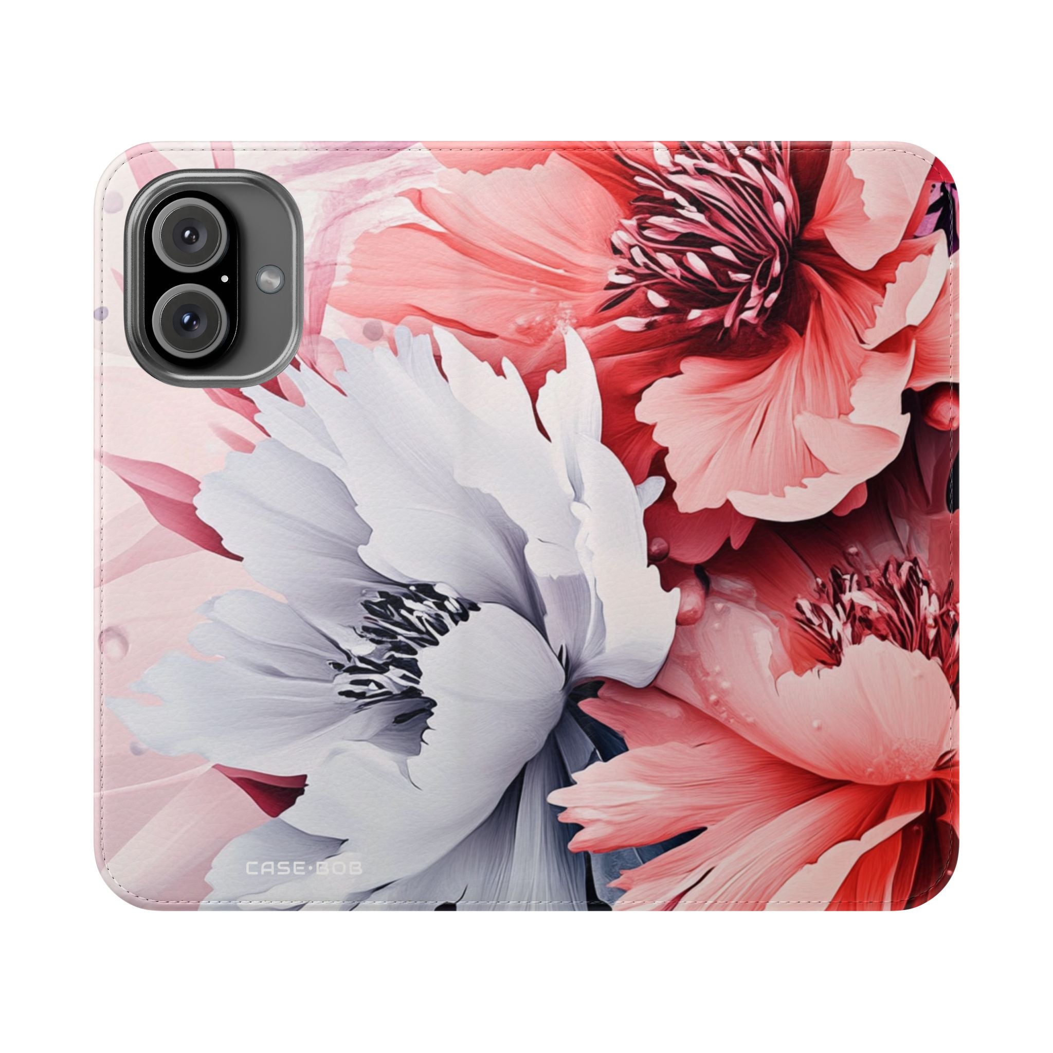 Coral Blossom - iPhone 16  Case - Wallet
