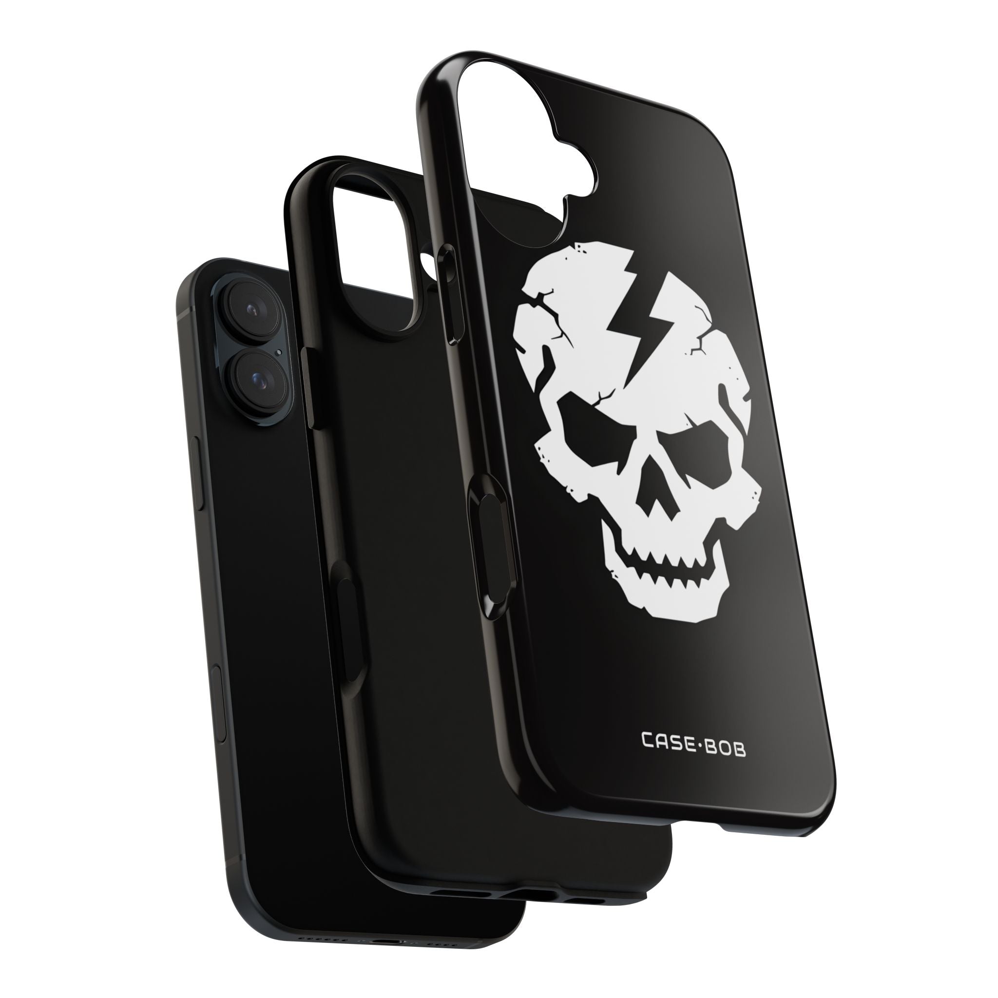 Lightning Skull iPhone 16 Plus Case - Tough