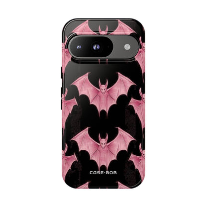 Pink Batwave Google Pixel 9 Case - Tough