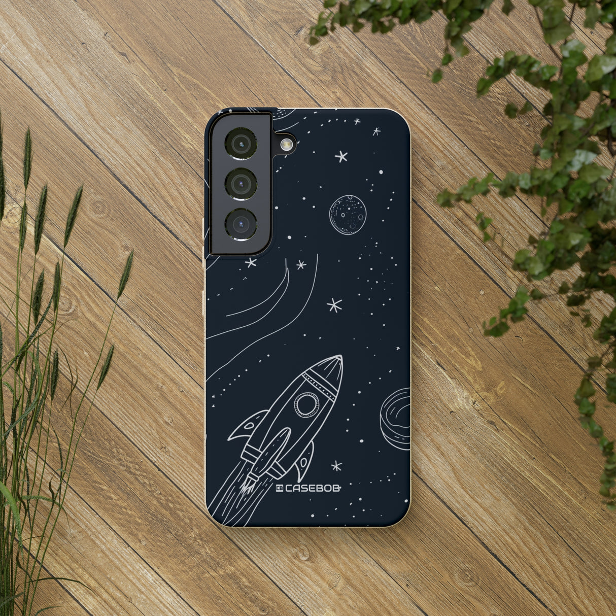 Cosmic Doodle Adventure | Biologisch abbaubare Handyhülle