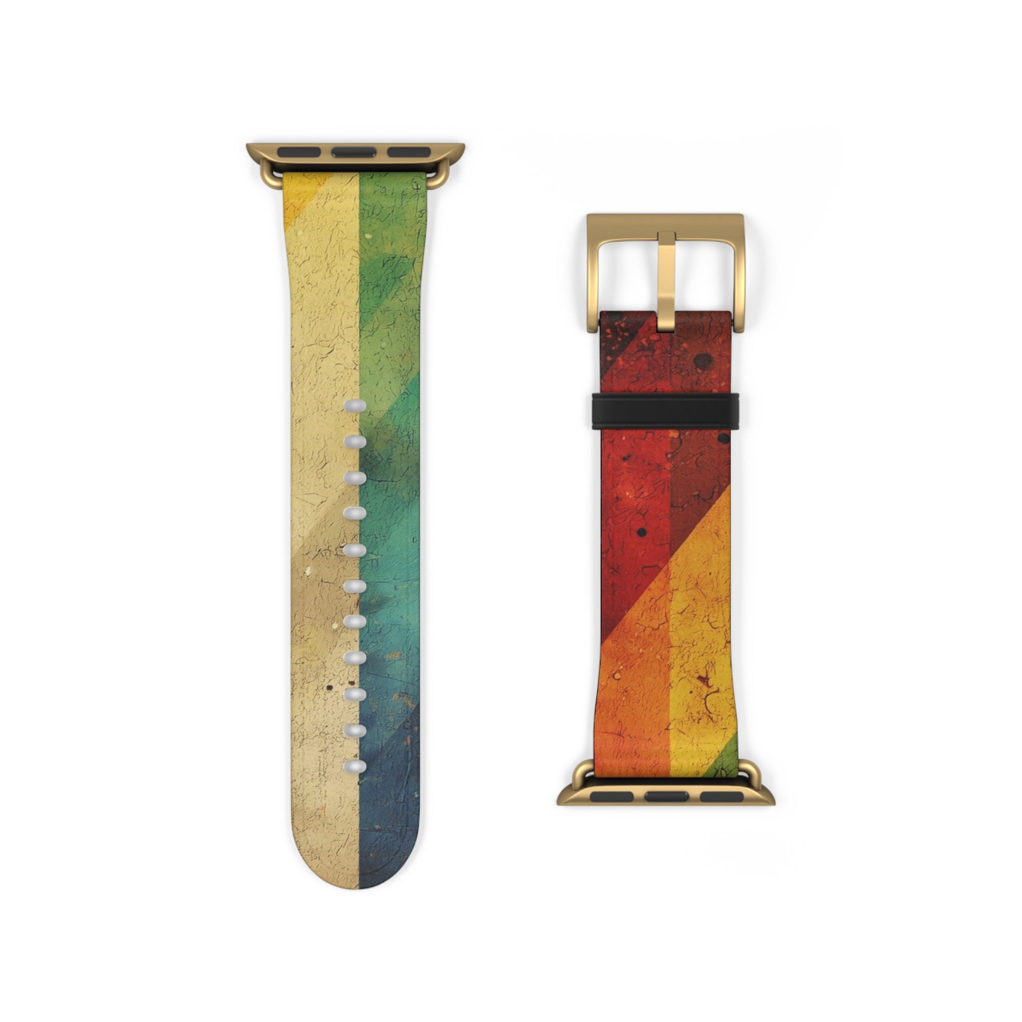 Crimson Stripes - Horlogeband