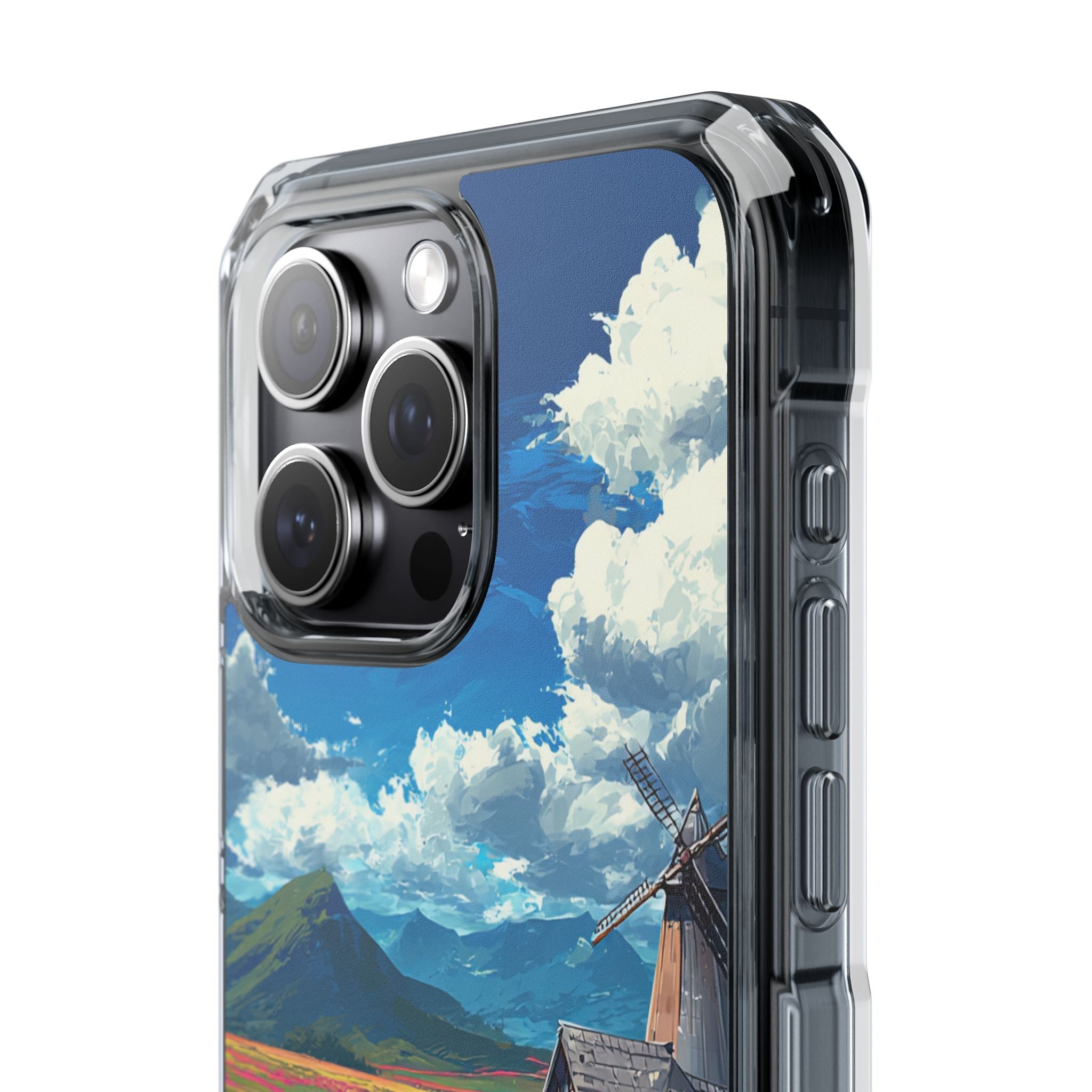 Impressionistic Summer Windmill iPhone Case - Impact