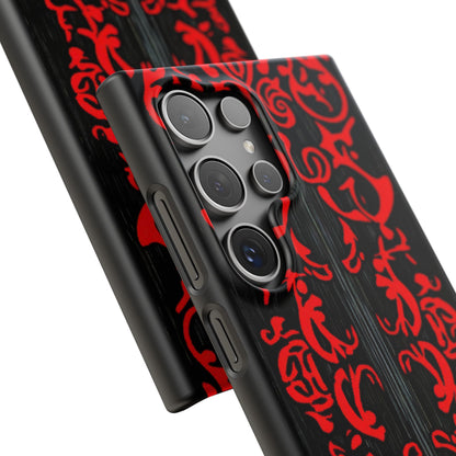 Gothic Crimson Symmetry Samsung S24 - Slim Phone Case