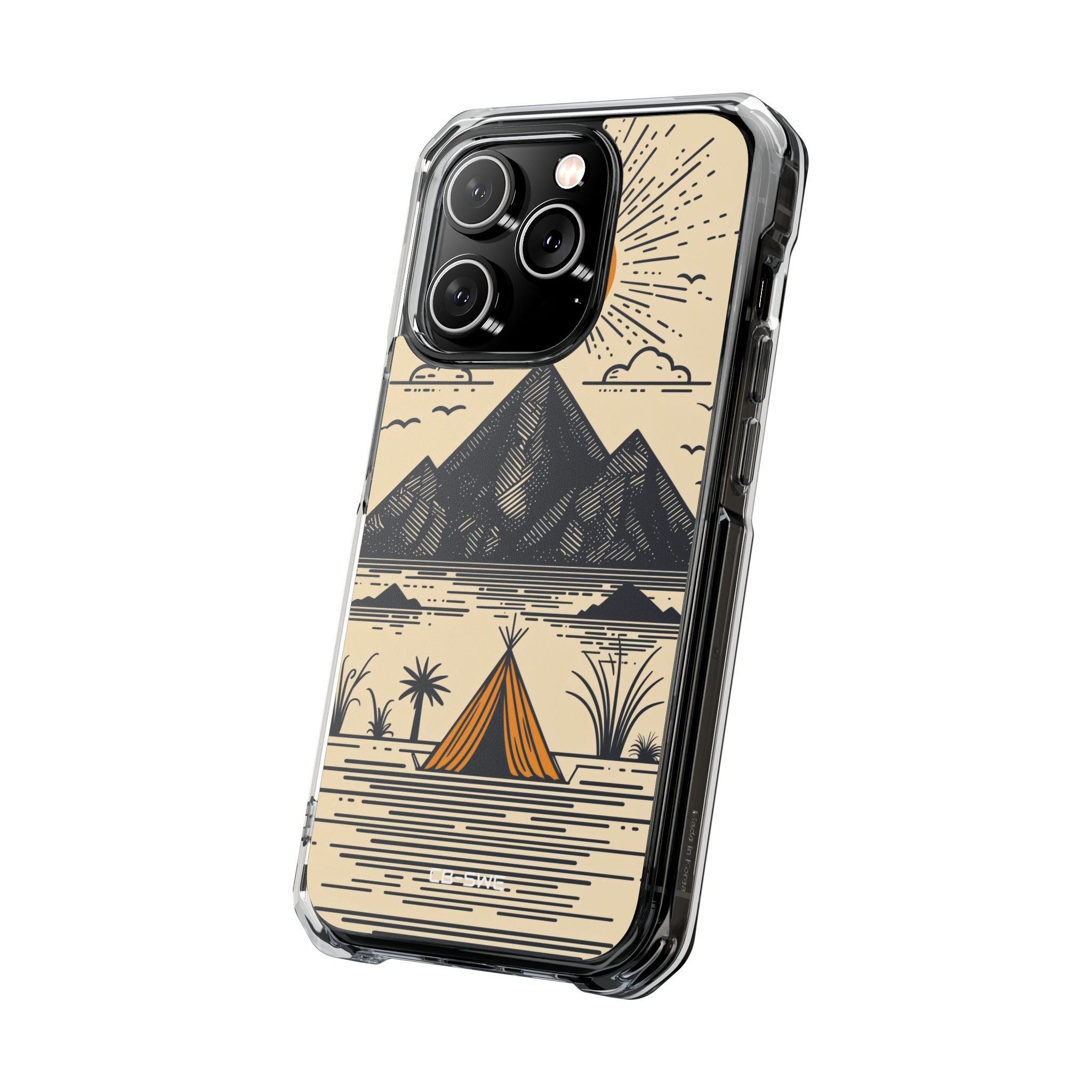 Golden Tent Awaits iPhone Case - Impact