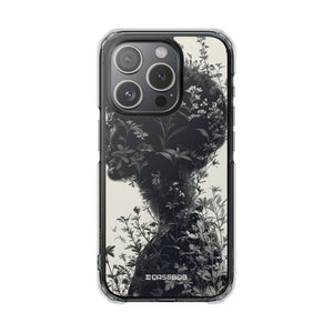 Botanical Silhouette Essence – Handyhülle für iPhone (Clear Impact – Magnetisch)