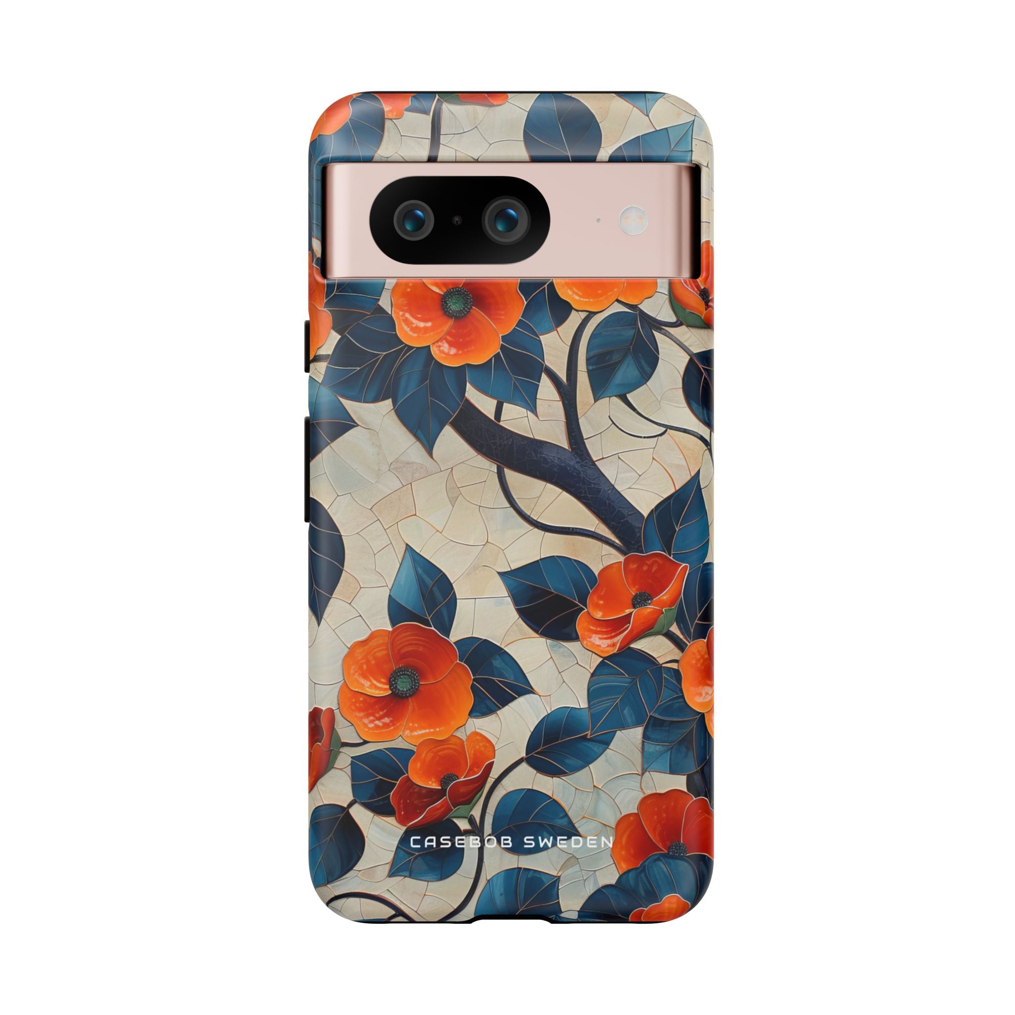 Orange Blossoms Mosaic Harmony Google Pixel 8 - Tough Phone Case