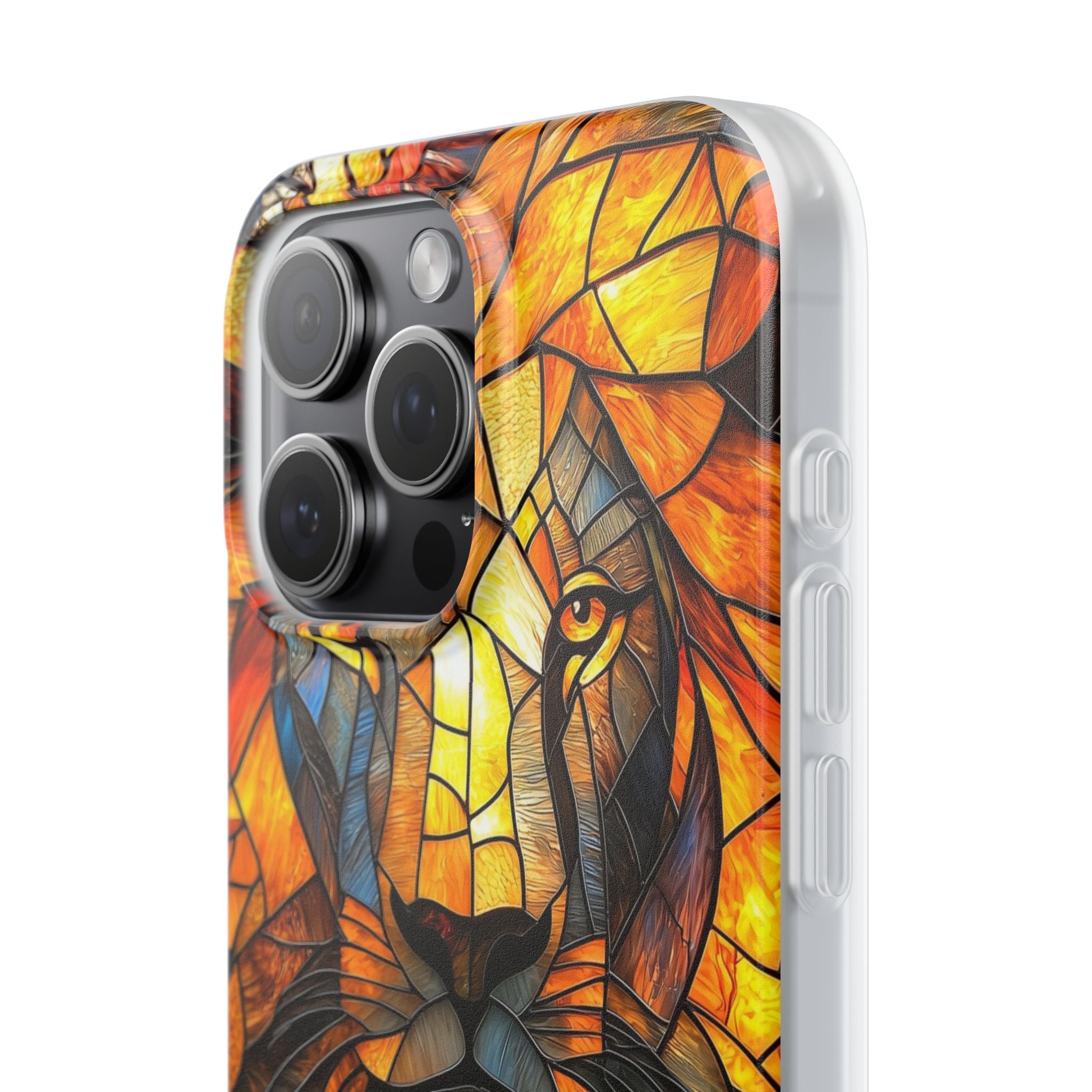 Lion Radiance iPhone 15 Pro Max Case - Soft