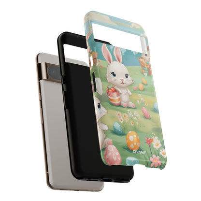 Bunnies Hunt Eggs - Google Pixel Case