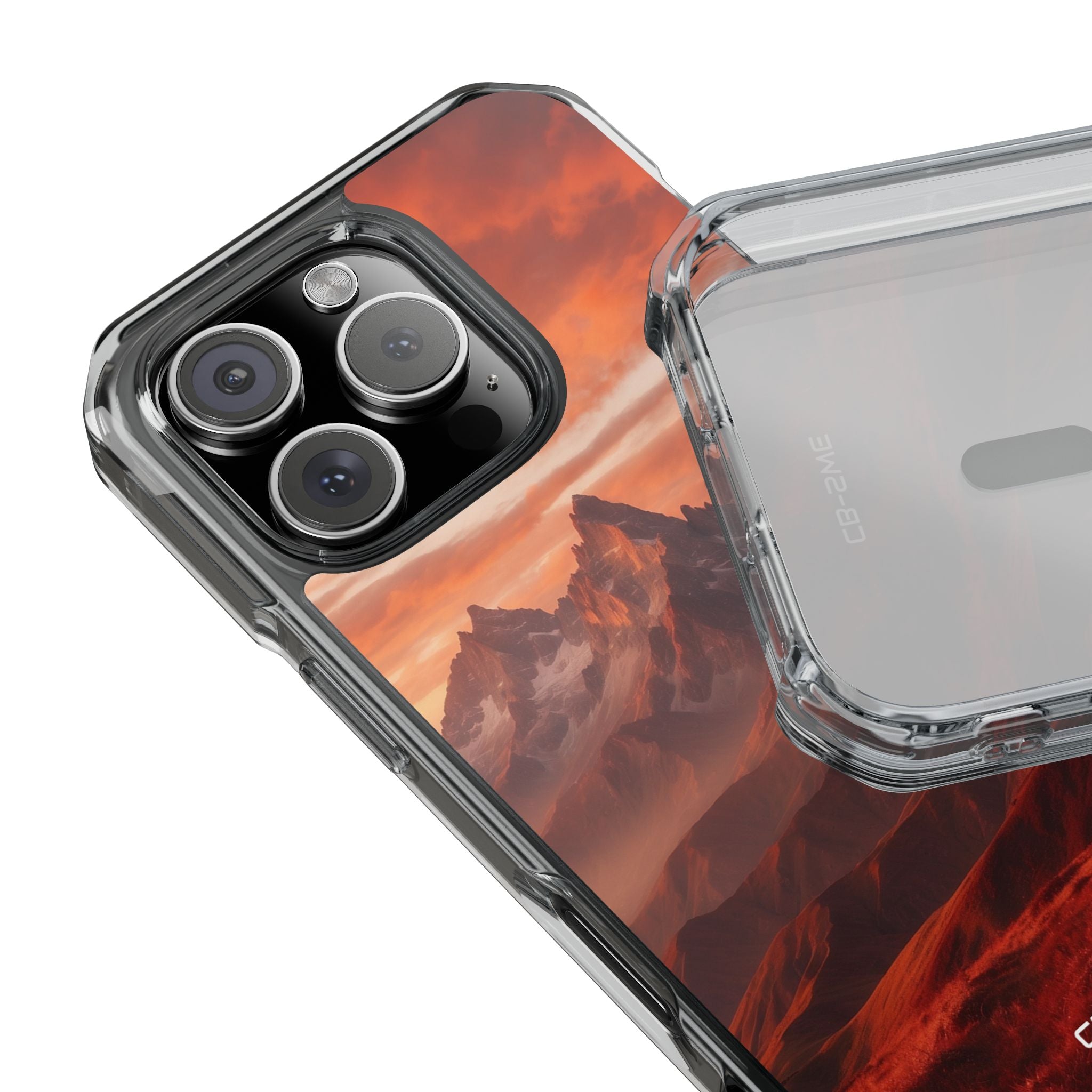 Mountain Peaks Glowing iPhone Case - Impact