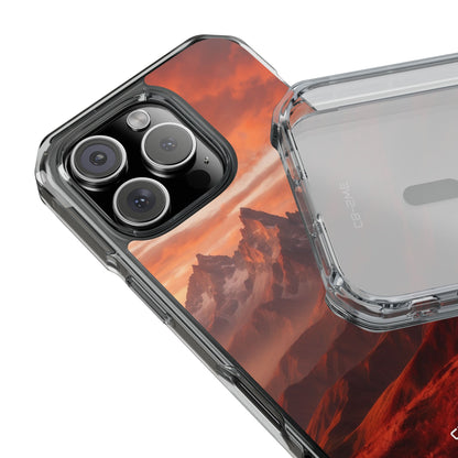 Mountain Peaks Glowing iPhone Case - Impact