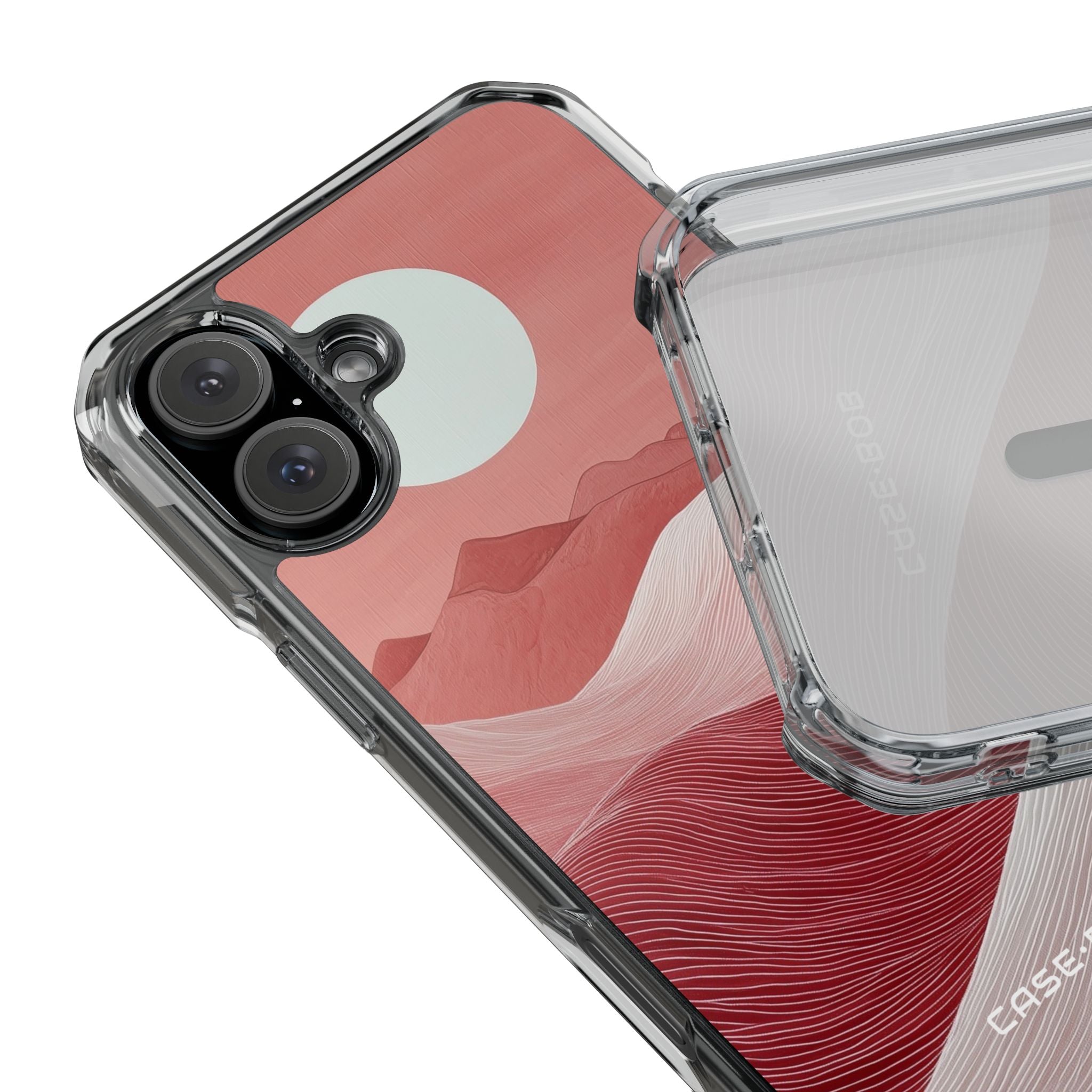 White Orb Dunes iPhone 16 Plus Case - Impact