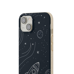 Cosmic Doodle Adventure | Biologisch abbaubare Handyhülle